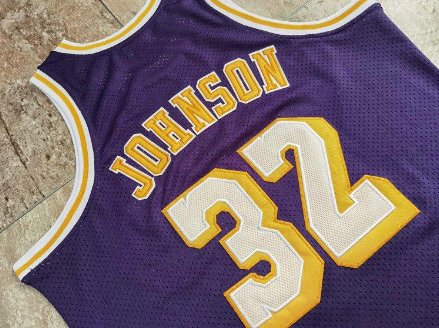 MAGIC JOHNSON LOS ANGELES LAKERS THROWBACK JERSEY - Prime Reps