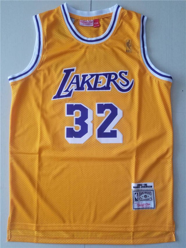 MAGIC JOHNSON LOS ANGELES LAKERS THROWBACK JERSEY - Prime Reps