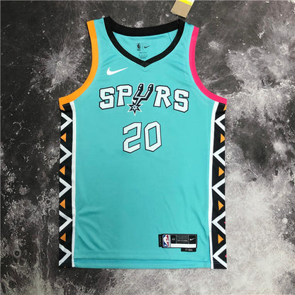 MANU GINOBILI SAN ANTONIO SPURS 2022-23 CITY EDITION JERSEY - Prime Reps