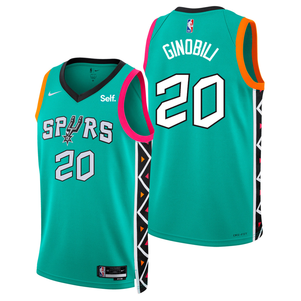 MANU GINOBILI SAN ANTONIO SPURS 2022-23 CITY EDITION JERSEY - Prime Reps