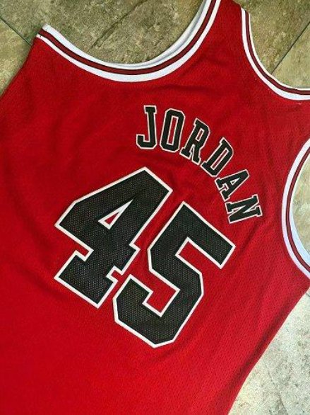 Michael jordan hot sale 45 bulls