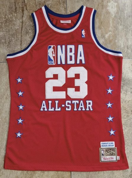 MICHAEL JORDAN CHICAGO BULLS 1988-1988 ALL STAR JERSEY - Prime Reps