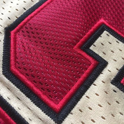 MICHAEL JORDAN CHICAGO BULLS GOLDEN THROWBACK JERSEY - Prime Reps