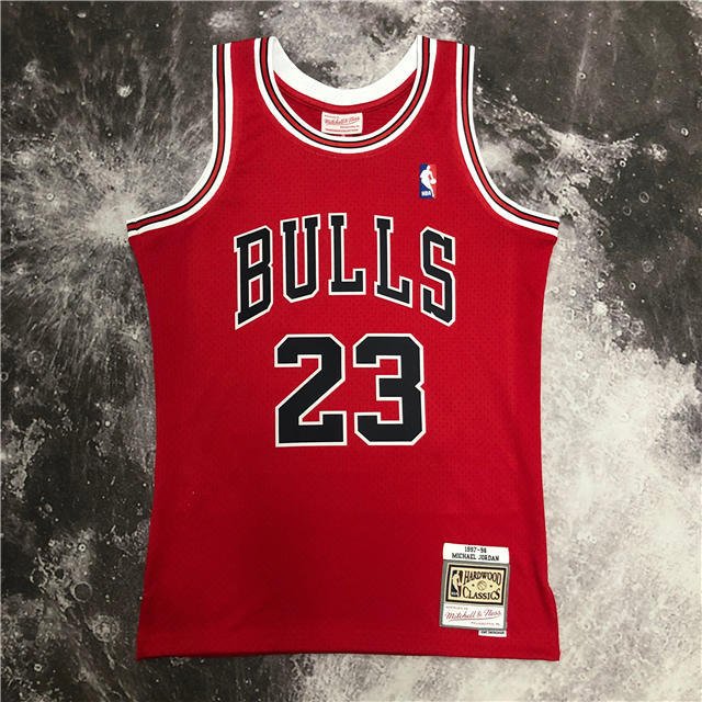 MICHAEL JORDAN CHICAGO BULLS THROWBACK JERSEY (HEAT APPLIED) - Prime Reps
