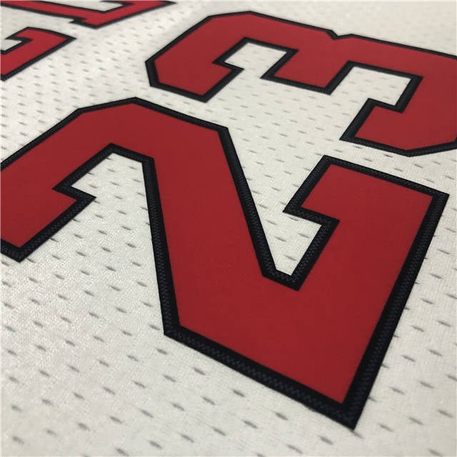 MICHAEL JORDAN CHICAGO BULLS THROWBACK JERSEY (HEAT APPLIED) - Prime Reps