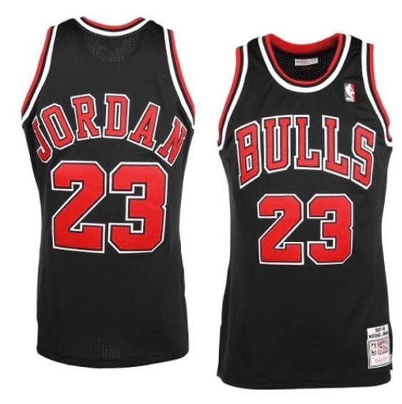 MICHAEL JORDAN CHICAGO BULLS THROWBACK JERSEY (HEAT APPLIED) - Prime Reps