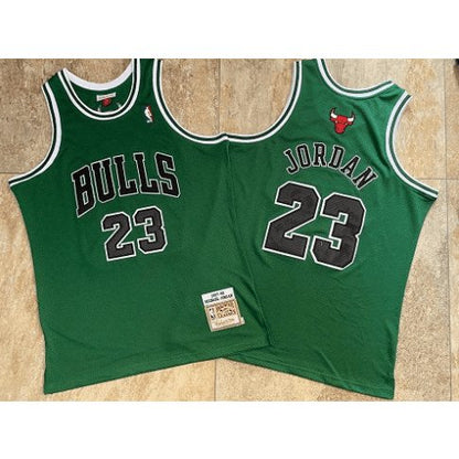 MICHAEL JORDAN CHICAGO BULLS THROWBACK JERSEY ST. PATRICK'S DAY - Prime Reps