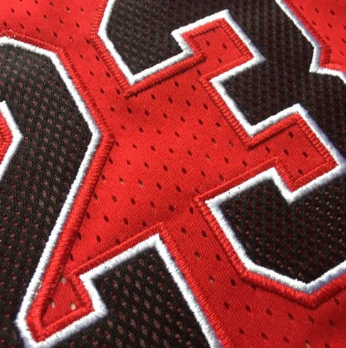 Chicago Bulls Michael Jordan Black White Red Jersey Size S M L