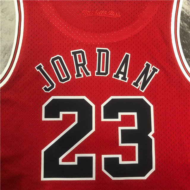 Women Bulls 23 Michael Jordan Black Red Strip NBA Jersey