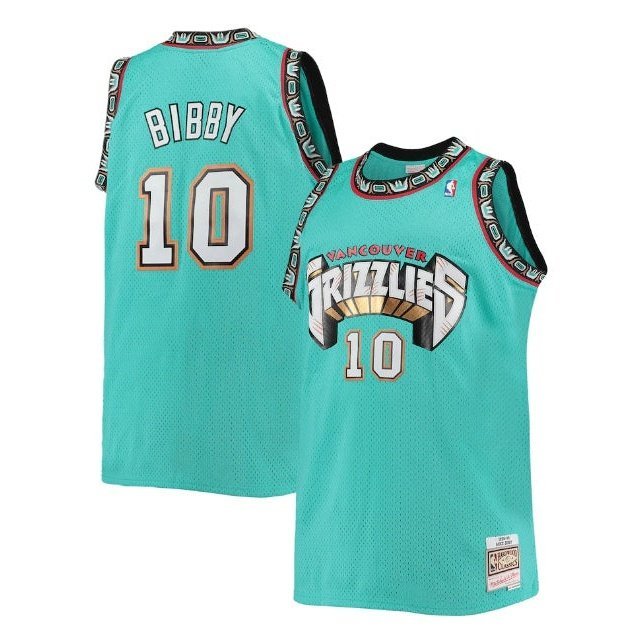 MIKE BIBBY MEMPHIS GRIZZLIES VANCOUVER THROWBACK JERSEY - Prime Reps