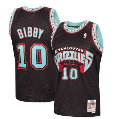 MIKE BIBBY MEMPHIS GRIZZLIES VANCOUVER THROWBACK JERSEY - Prime Reps