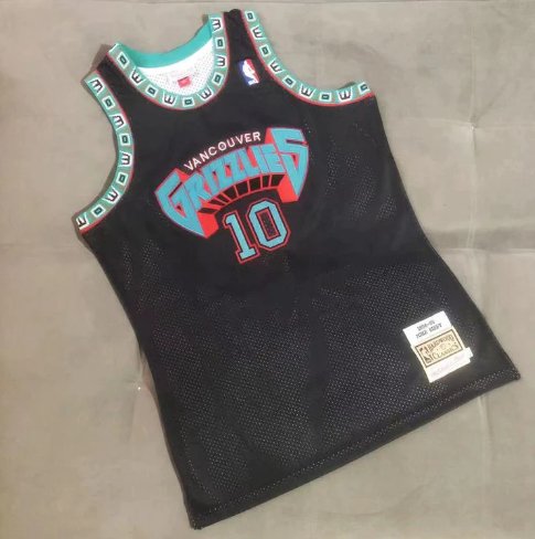 MIKE BIBBY MEMPHIS GRIZZLIES VANCOUVER THROWBACK JERSEY - Prime Reps