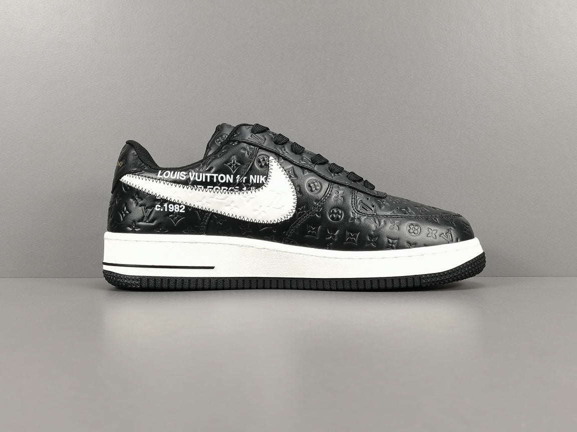 nike air force 1 x L**is vuitton black