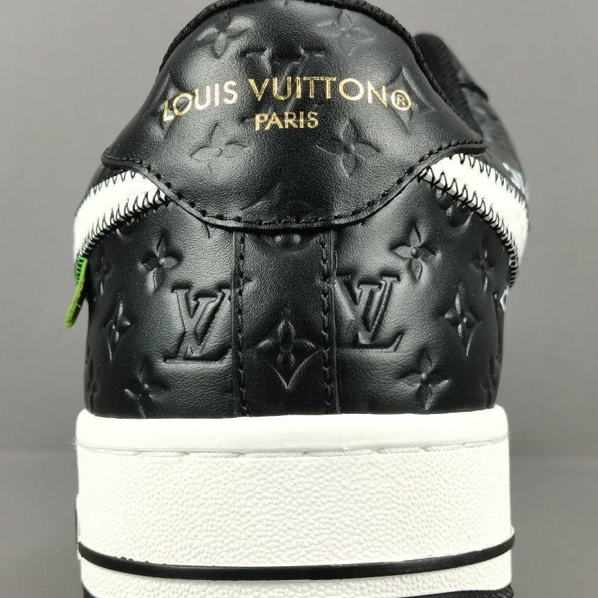 nike air force 1 x L**is vuitton black