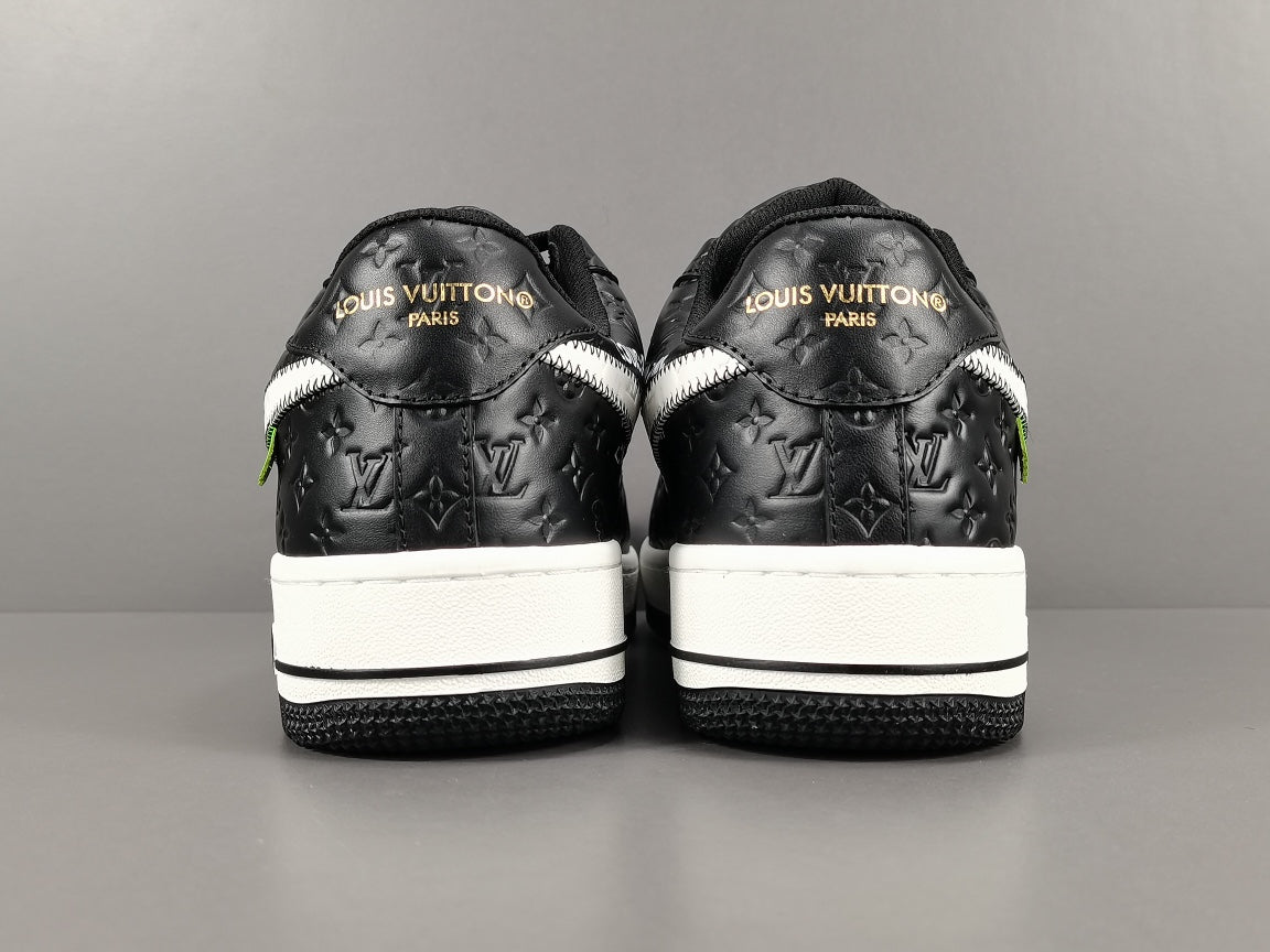 nike air force 1 x L**is vuitton black