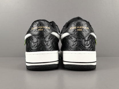 NIKE AIR FORCE 1 x LOUIS VUITTON BLACK - Prime Reps