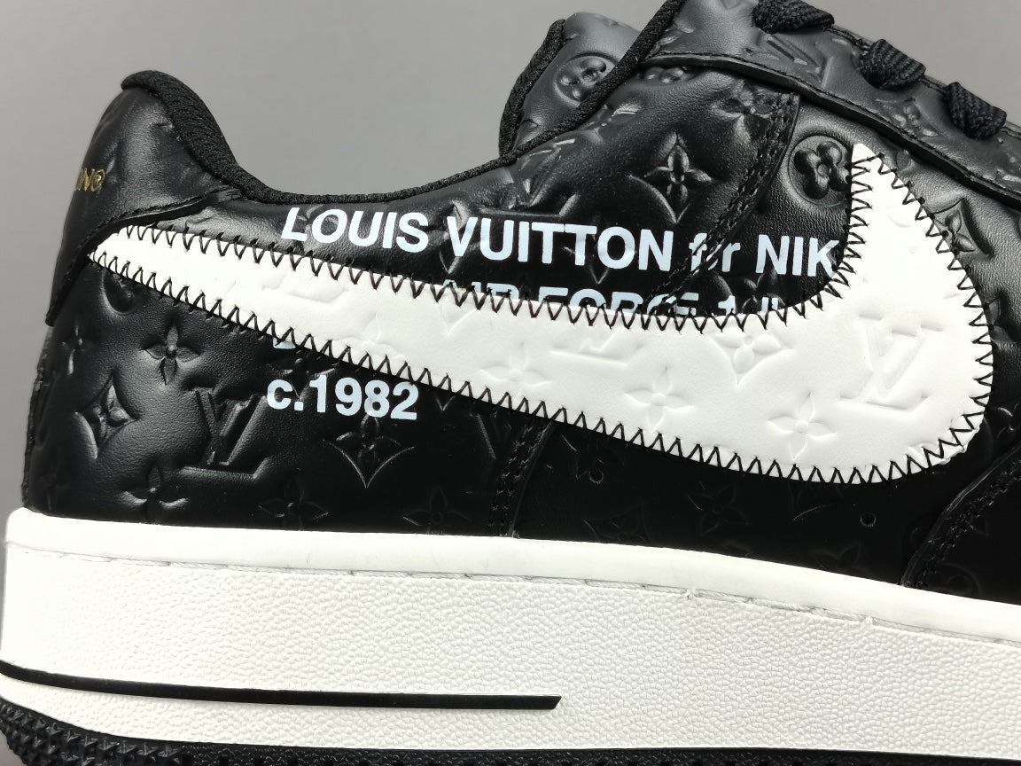 nike air force 1 x L**is vuitton black