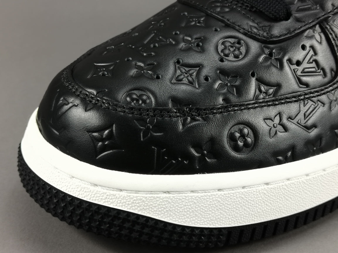 nike air force 1 x L**is vuitton black