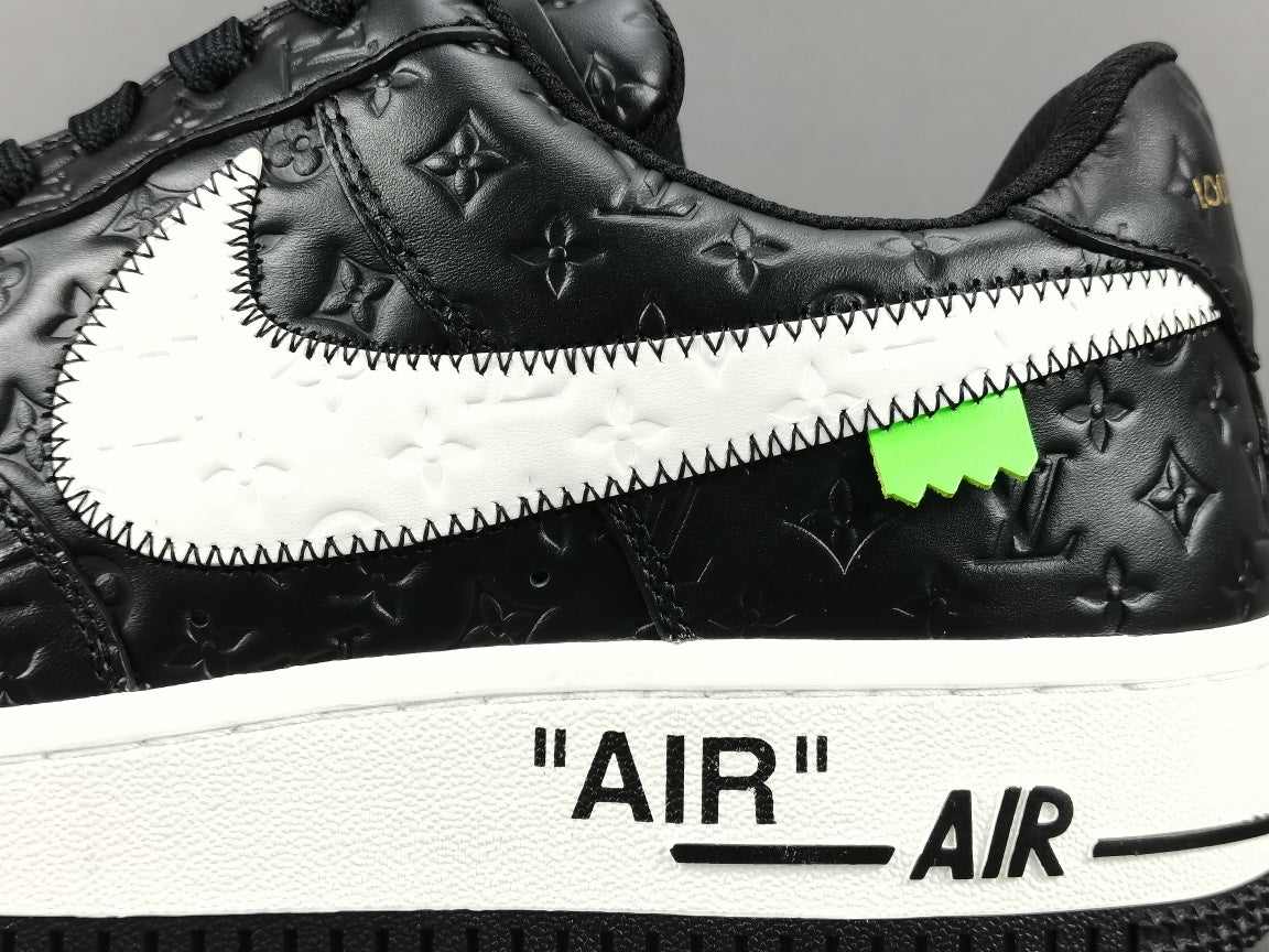 nike air force 1 x L**is vuitton black