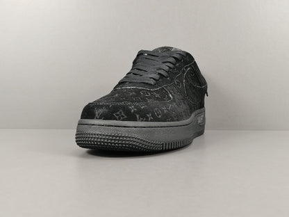 NIKE AIR FORCE 1 x LOUIS VUITTON BLACK/BLACK - Prime Reps