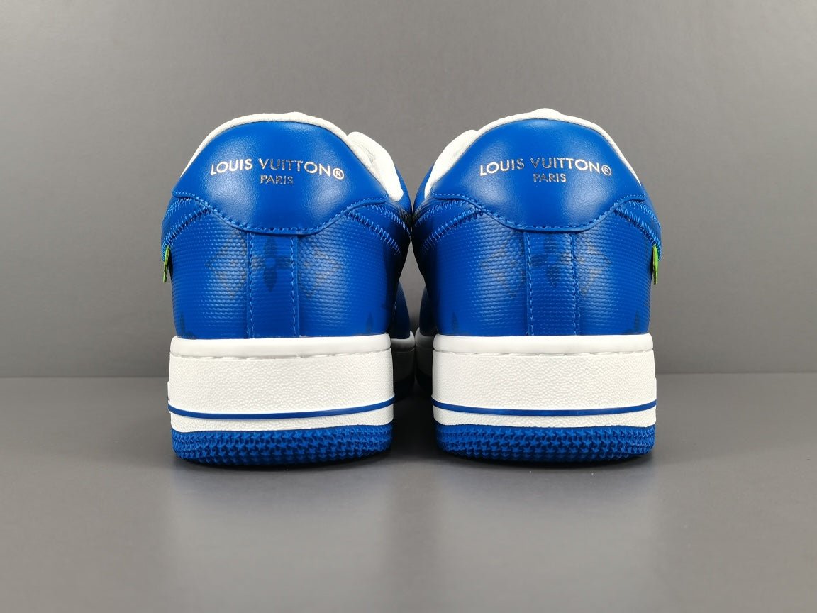 nike air force 1 x L**is vuitton blue/white