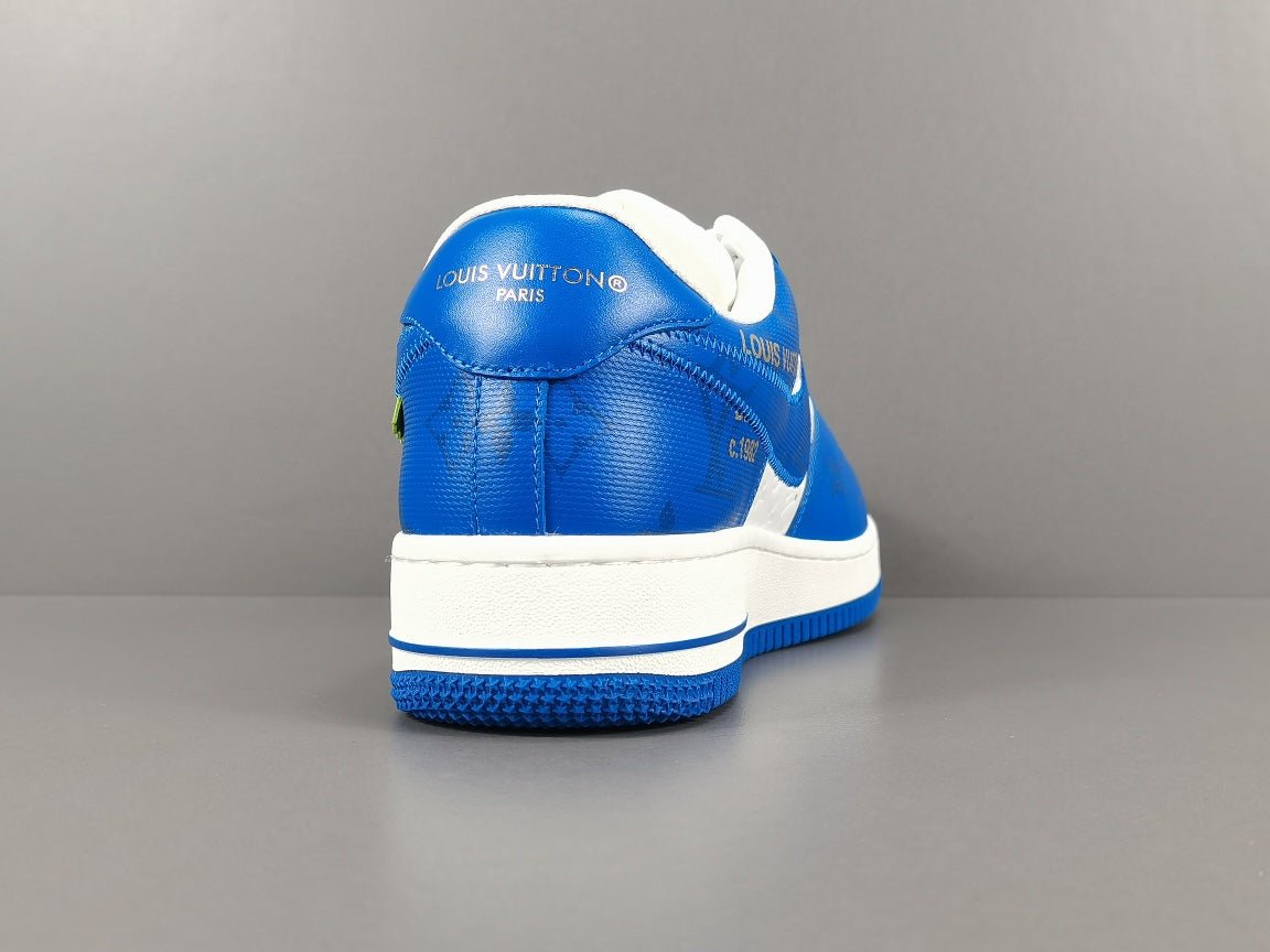 nike air force 1 x L**is vuitton blue/white