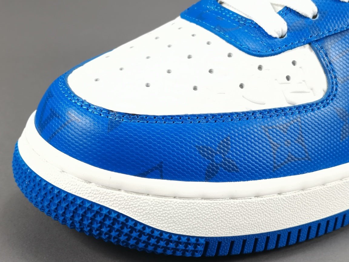 nike air force 1 x L**is vuitton blue/white