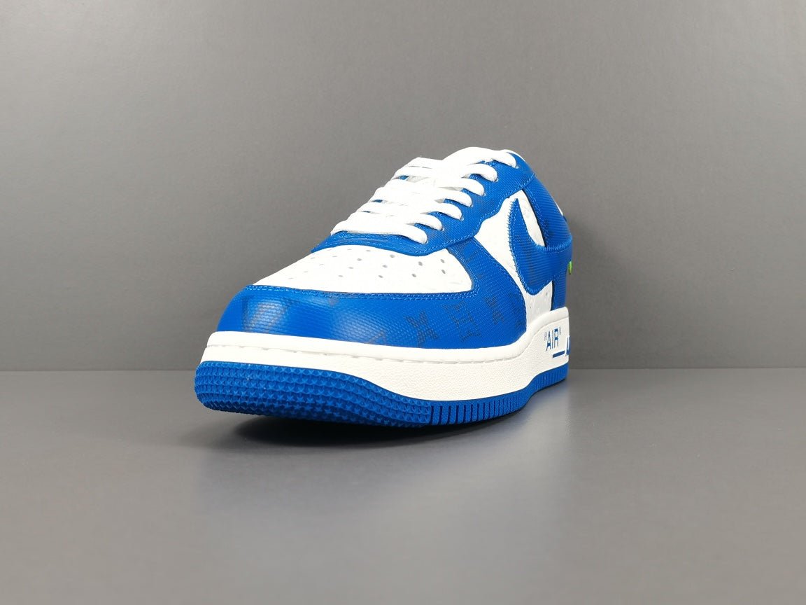 nike air force 1 x L**is vuitton blue/white