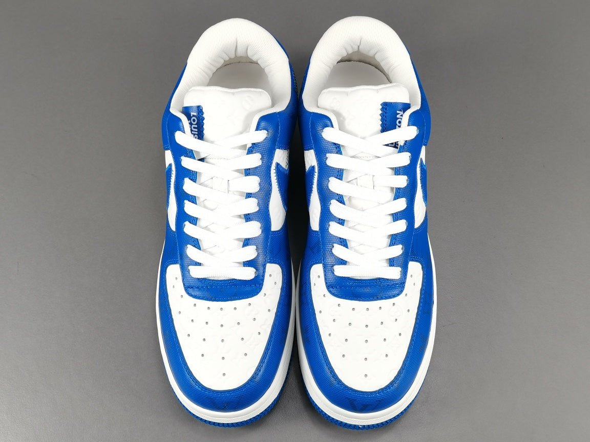 nike air force 1 x L**is vuitton blue/white