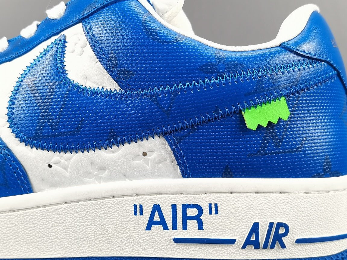 nike air force 1 x L**is vuitton blue/white