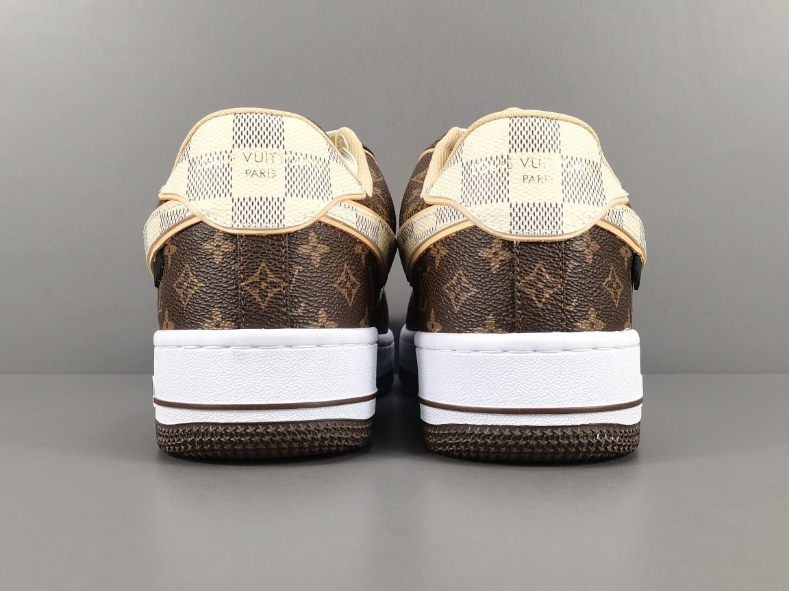 nike air force 1 x L**is vuitton brown