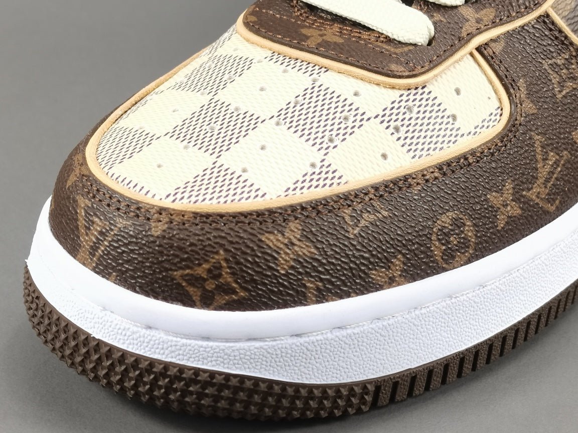 nike air force 1 x L**is vuitton brown