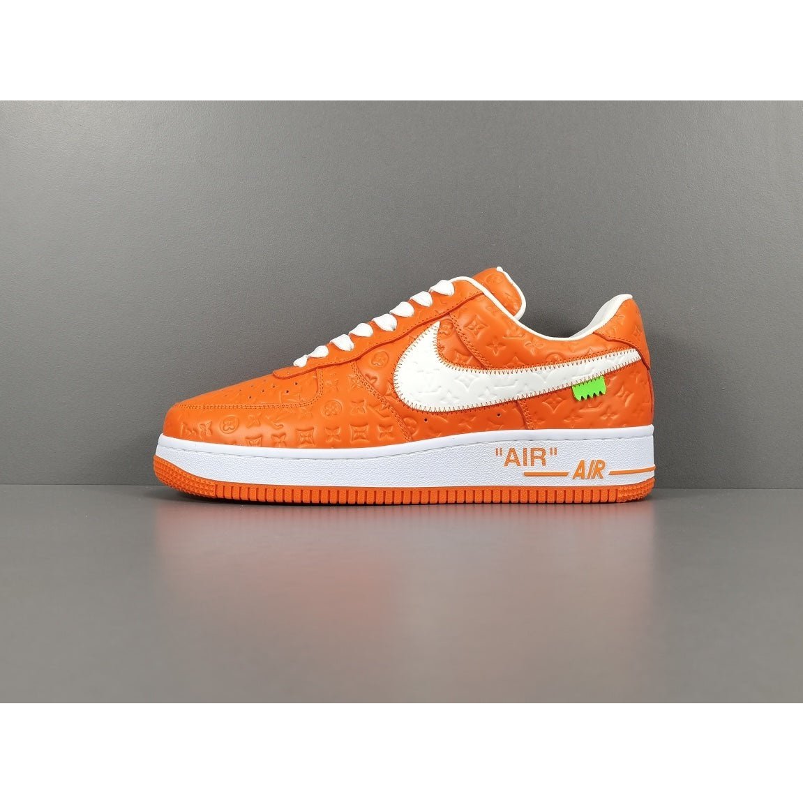 nike air force 1 x L**is vuitton orange