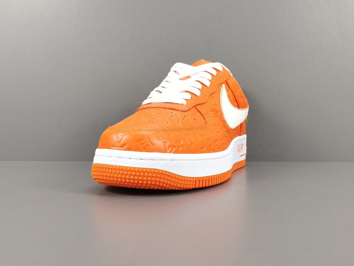 nike air force 1 x L**is vuitton orange