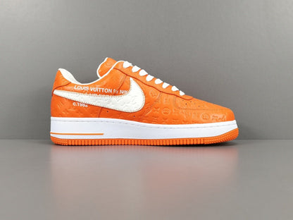 NIKE AIR FORCE 1 x LOUIS VUITTON ORANGE - Prime Reps