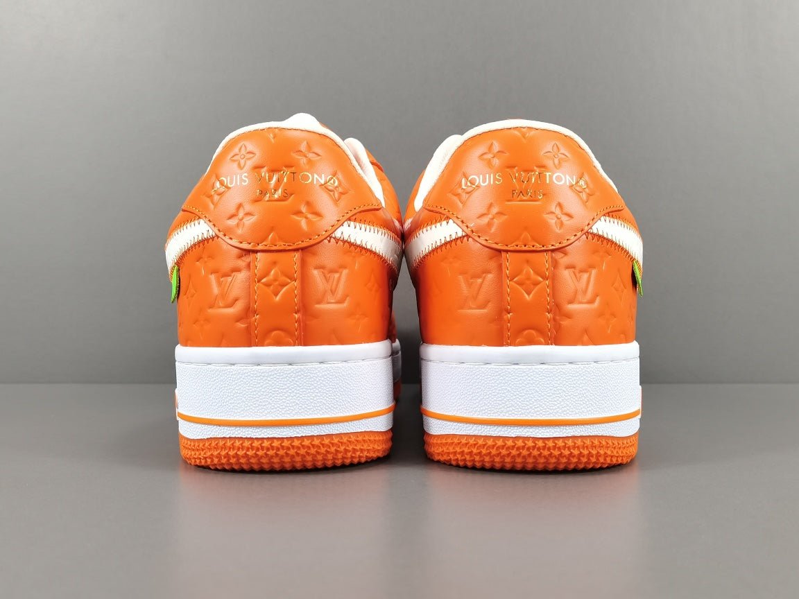 nike air force 1 x L**is vuitton orange