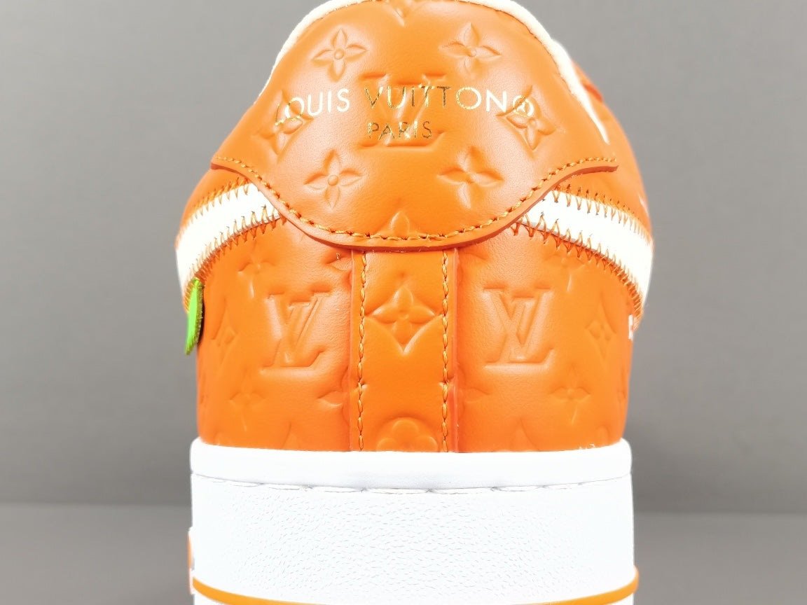 nike air force 1 x L**is vuitton orange