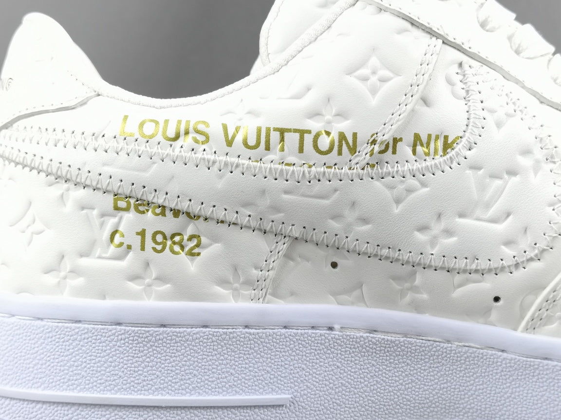 nike air force 1 x L**is vuitton white