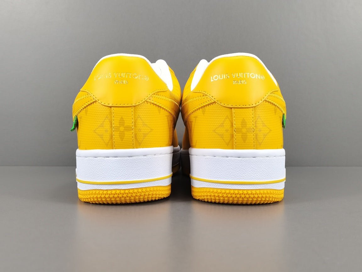 Louis Vuitton x Nike Air Force 1 Yellow Images