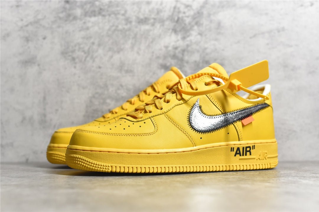 2021 Nike Air Force 1 Low X Off-White University Gold 
