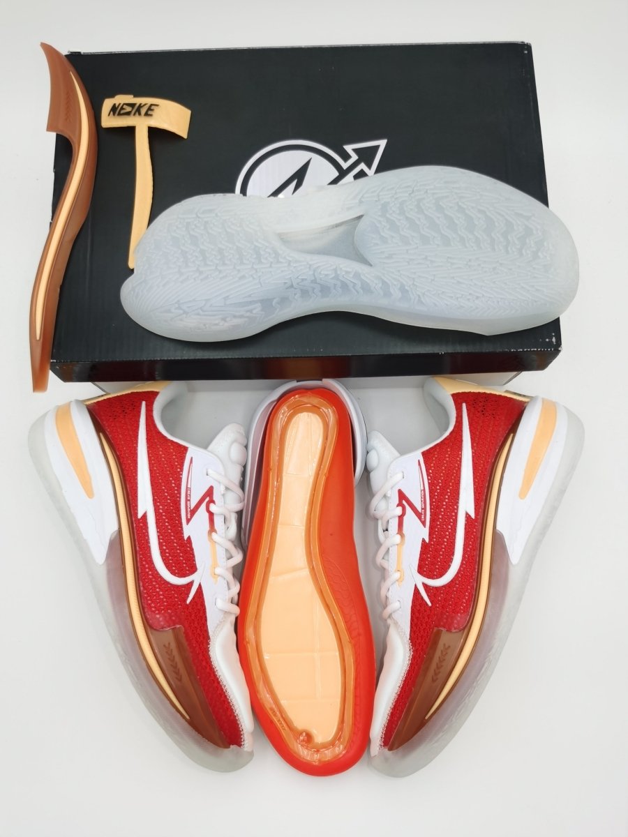 NIKE AIR ZOOM G.T. CUT x UNIVERSITY RED WHITE YELLOW - Prime Reps