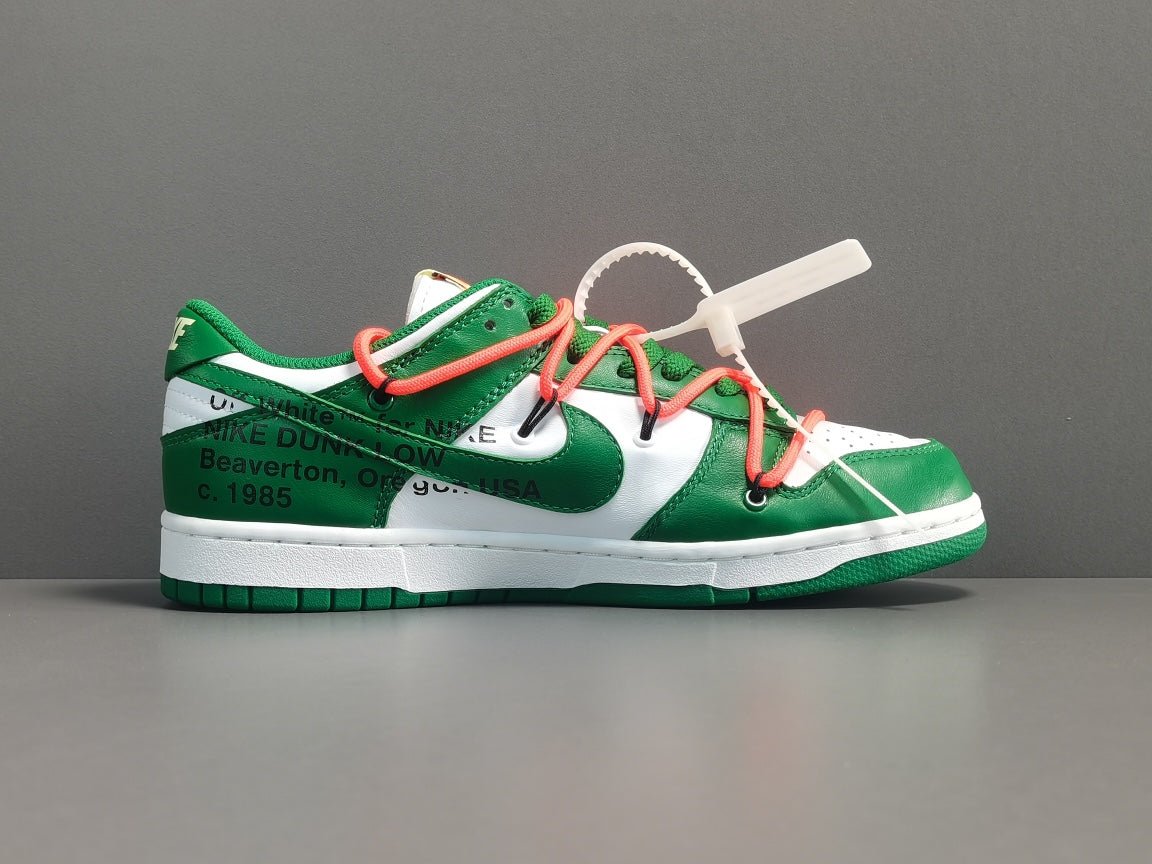 Sb dunk low outlet off white pine green