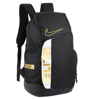 NIKE ELITE PRO BASKETBALL BACKPACK BLACK AND GOLD - Prime Reps