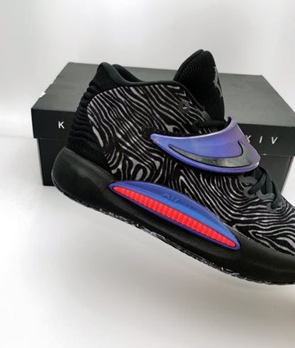 NIKE KD 14 x SEASONAL BLACK LASER CRIMSON - Prime Reps