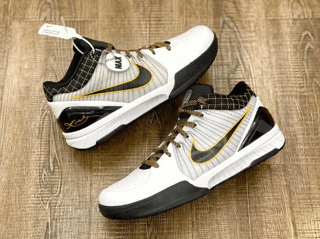 NIKE KOBE 4 PROTRO x WHITE BLACK DEL SOL - Prime Reps