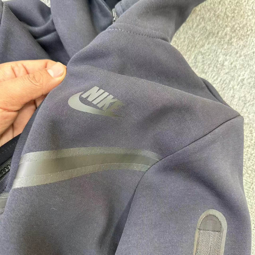 Nike tech black and grey online hoodie