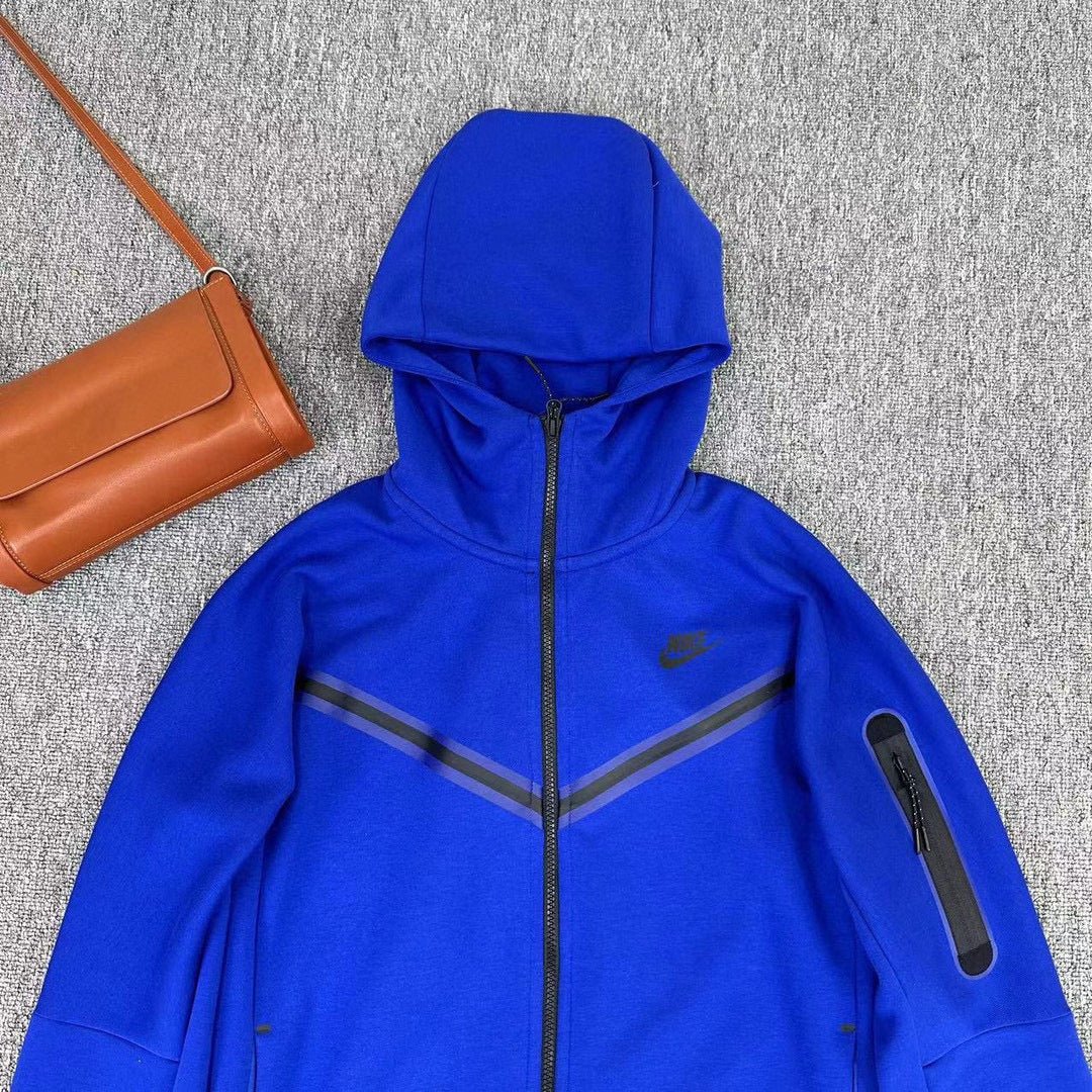 NIKE TECH FLEECE HOODIE x BLUE - Prime Reps