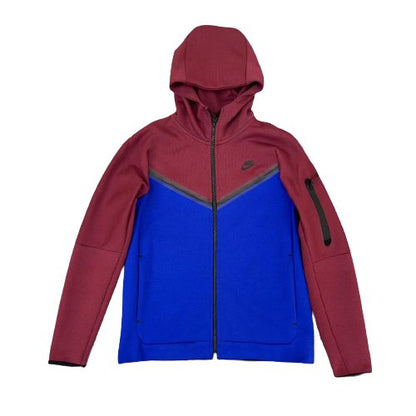 NIKE TECH FLEECE HOODIE x SANGRIA/GAME ROYAL - Prime Reps