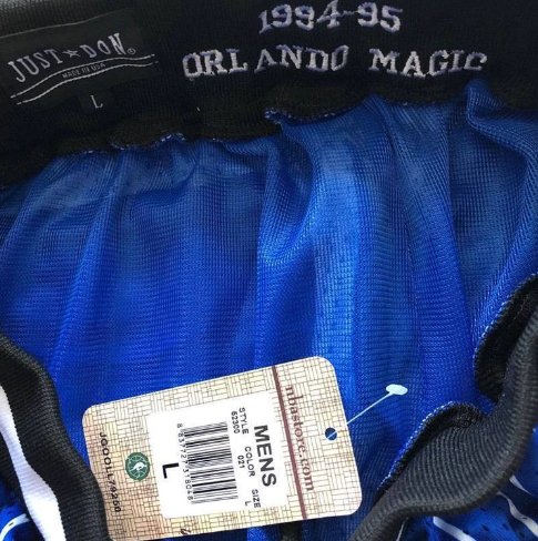 ORLANDO MAGIC BLUE BASKETBALL THROWBACK SHORTS - Prime Reps