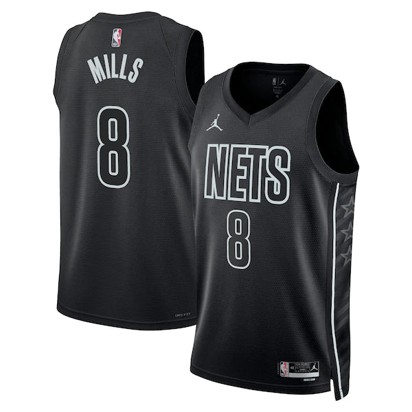 PATTY MILLS BROOKLYN NETS 2022-23 STATEMENT JERSEY - Prime Reps